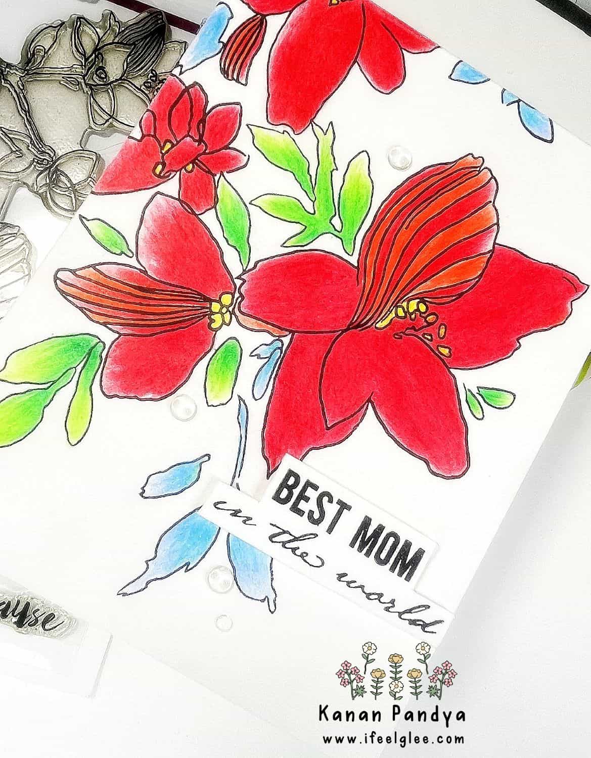 Crafting Love and Appreciation: A Step-by-Step Guide to Creating a Stunning Mother’s Day Card with a Spring-Inspired Twist!