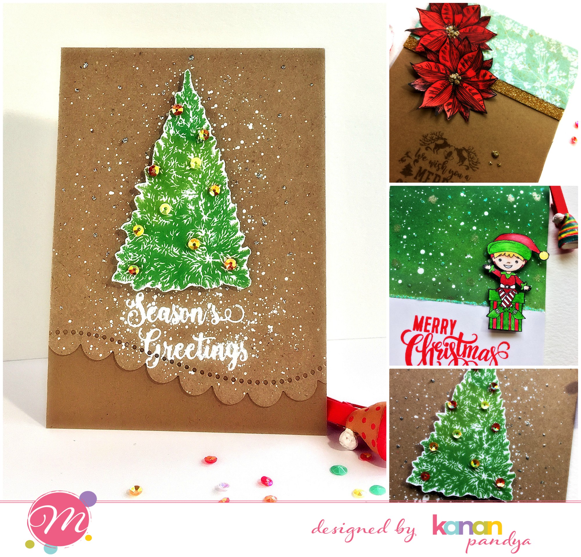 Mudra Post – Three Christmas Cards!!